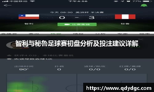 智利与秘鲁足球赛初盘分析及投注建议详解