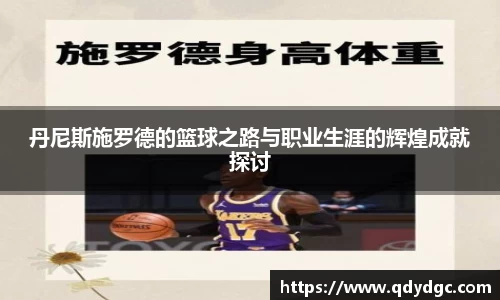 丹尼斯施罗德的篮球之路与职业生涯的辉煌成就探讨